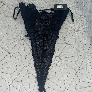 All for it lace strappy teddy